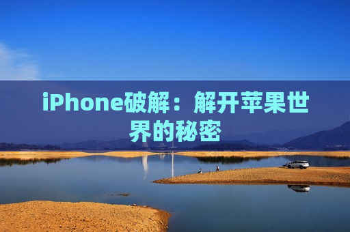 iPhone破解：解开苹果世界的秘密