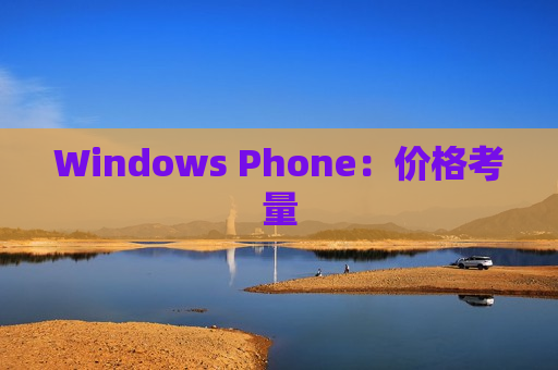 Windows Phone：价格考量